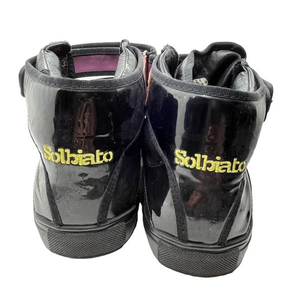 Solbiato Sneaker Shoes High Tops Color Block Men\'s EU 43 Patent Leather Vintage main image 10